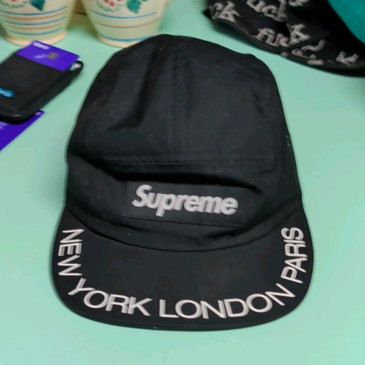 Supreme Nylon Black Hats for Men for sale | eBay