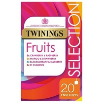 Twinings 20 Selection Fruit Tea Bags 40g Free And Fast Delivery