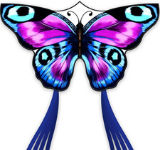 Colorful Butterfly Kite,Easy to Fly Large Outdoor Kite for Kids Adults, Beach