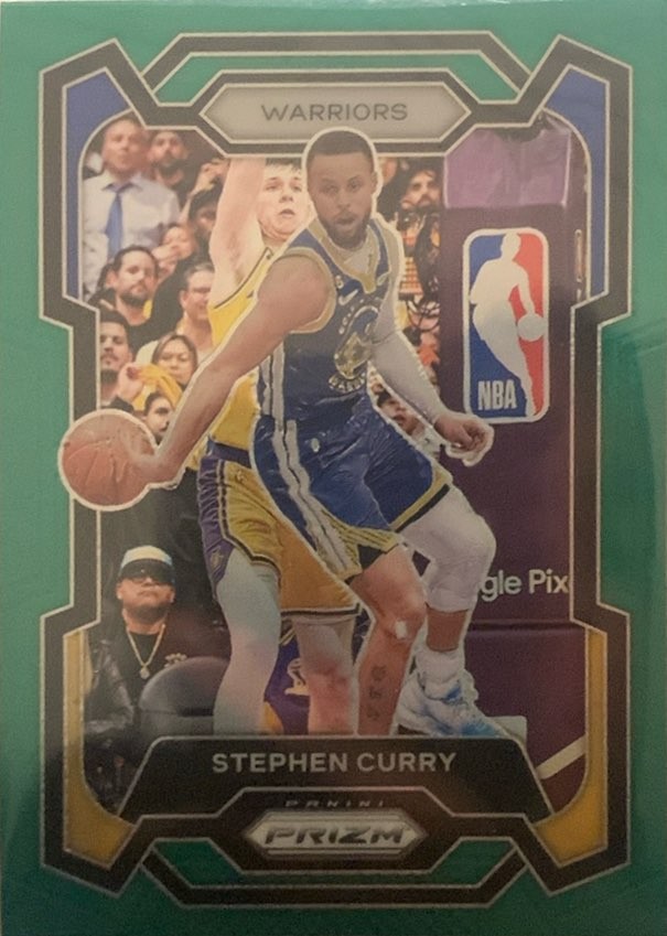 2023 Panini Prizm #119 Stephen Curry Green Prizm