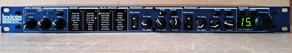 Lexicon MX200 Digital Reverb Processor, Netzteil, - Bild 3 von 4