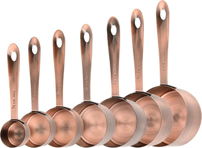 Measuring Cups Set, Copper Measuring Cup Set 7, Stainless Steel Measuring Cups,