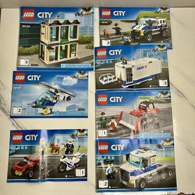 lego city manual lot 60140,60139, 60176, 60163,60092,60117,60171,60158