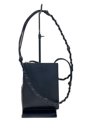 JIL SANDER Shoulder bag leather Black Used