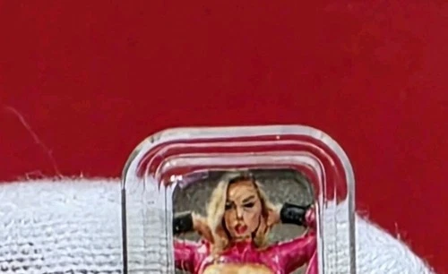 SEXY! Barbie - 1 Gram .999 Fine Pure Silver Bullion Colorized Mini Bar Round