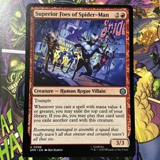 Superior Foes Of Spider-Man Uncommon Magic The Gathering Marvel's Spider-Man M/N