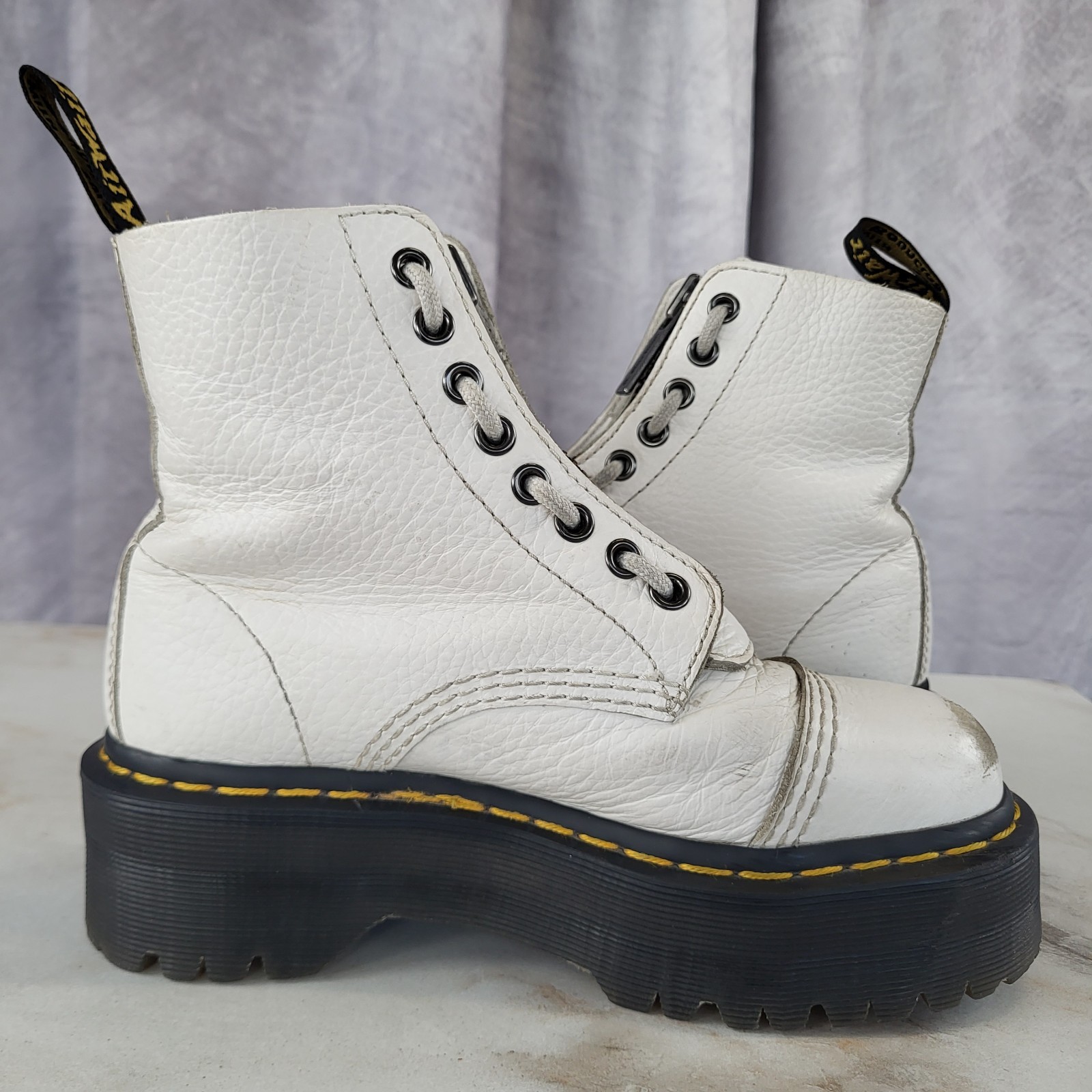 Dr. Martens Sinclair Cap Toe Zip Platform Boots W… - image 10