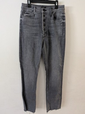 Mother The Pixie Dazzler Ankle Fray Size 28 Digging Up Dirt