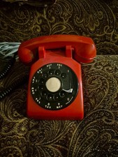 ITT Rosso Rotante Raro Hotline Nero Cordato Quadrante Nero
