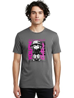 Youth-Culture Mens Graphic Tee,100% Cotton,Casual Summer Wear