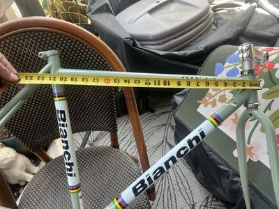 bike track frameset Pista Bianchi 57cm フレームのみ　サイズ49 Pista Bianchi chrome eBay | gear fixed fixie パーツ