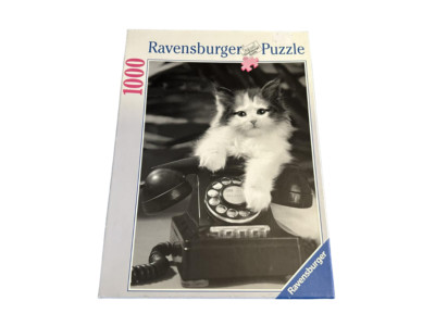 Ravensburger Puzzle Ruf mal wieder an Katze Telefon | 1000 Teile | Inhalt Neu