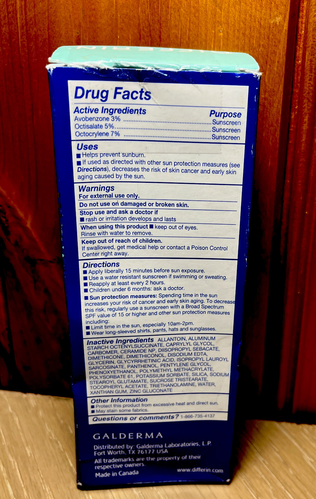 Differin Moisturizer Oil Control With Sunscreen 4 FL Oz