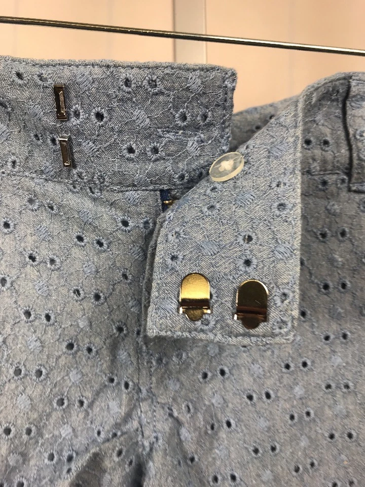 Nuevos PANTALONES CORTOS DE CAMPAMENTO PARA NIÑAS 10 Macy's Greendog Dog azul LINDOS Foto 3 de 4