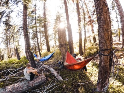Hamac Hamac Camping Survie Balançoire Lit De Couchage Pour 2 Personnes