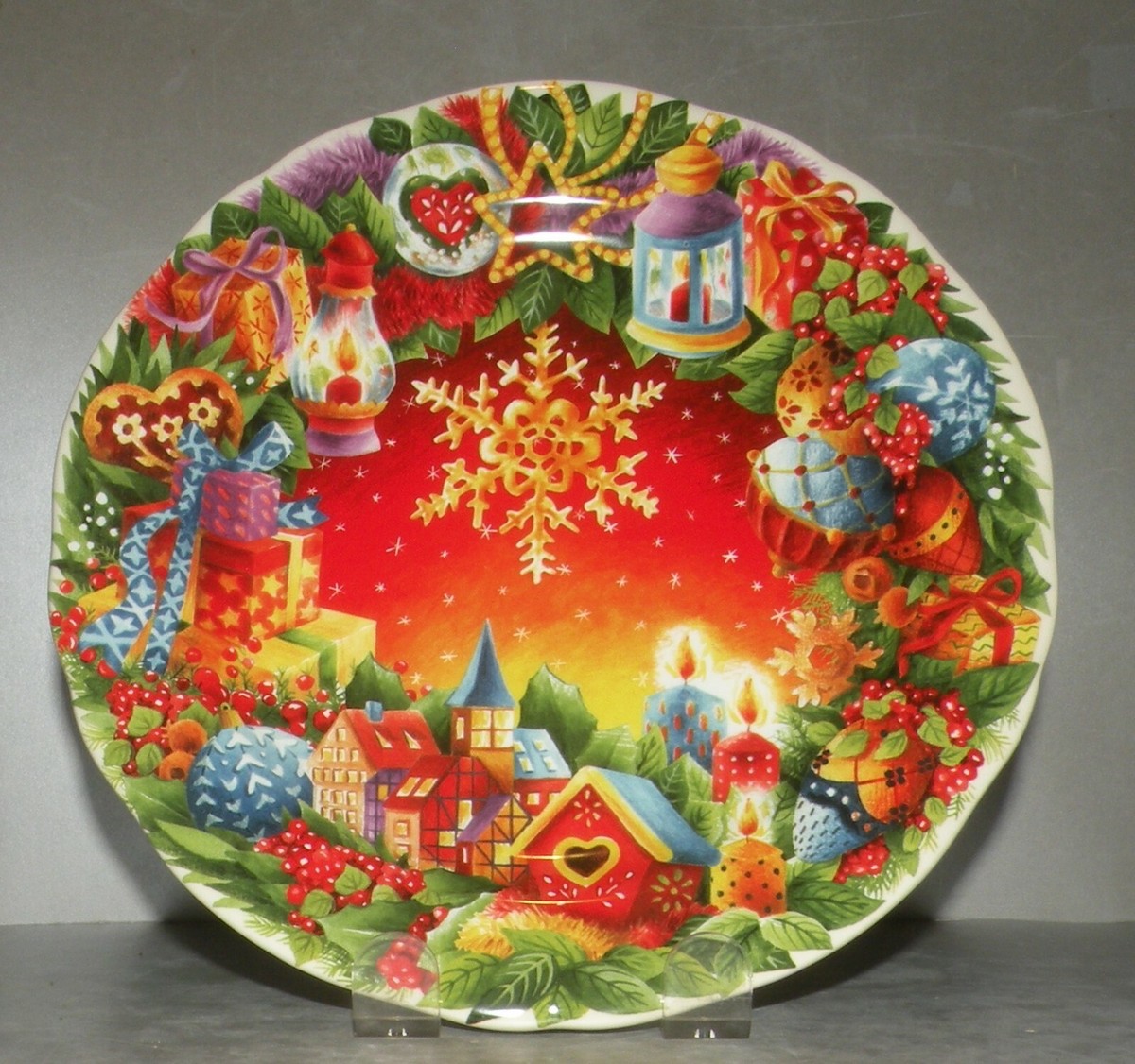 NEW Christmas Plate 2019 Red ( Noel ) from Gien | eBay