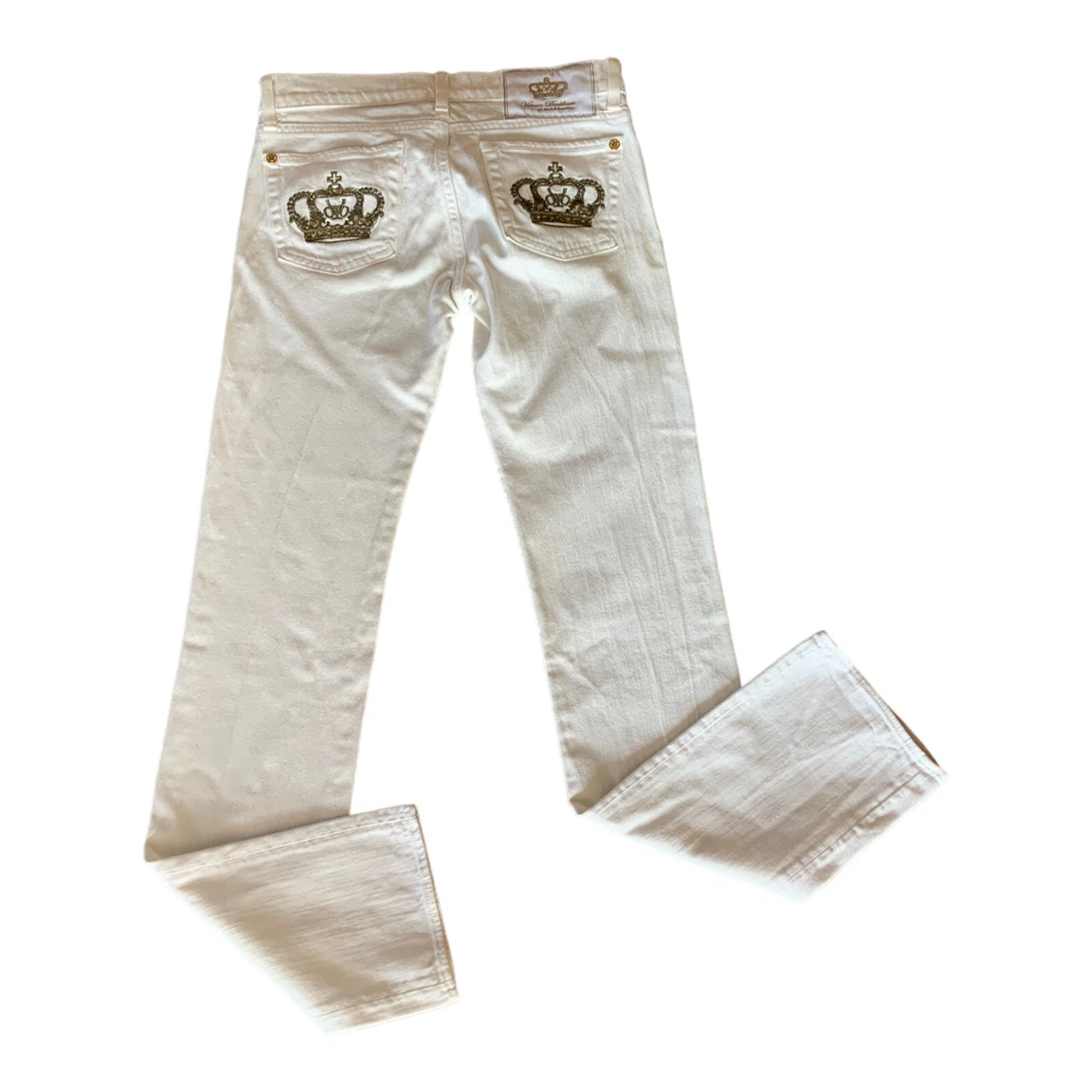 Preloved ladies VICTORIA BECKHAM for Rock Republic Stockholm white jeans. 27