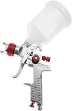 Gravity Feed Spray Gun Kit, with 1.4Mm Nozzle, 600Ml Plastic Cup, Adjustable Spr