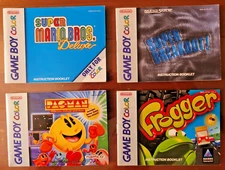Nintendo Game Boy Color Instruction Booklets Manuals Only – Custom Bundle of 4