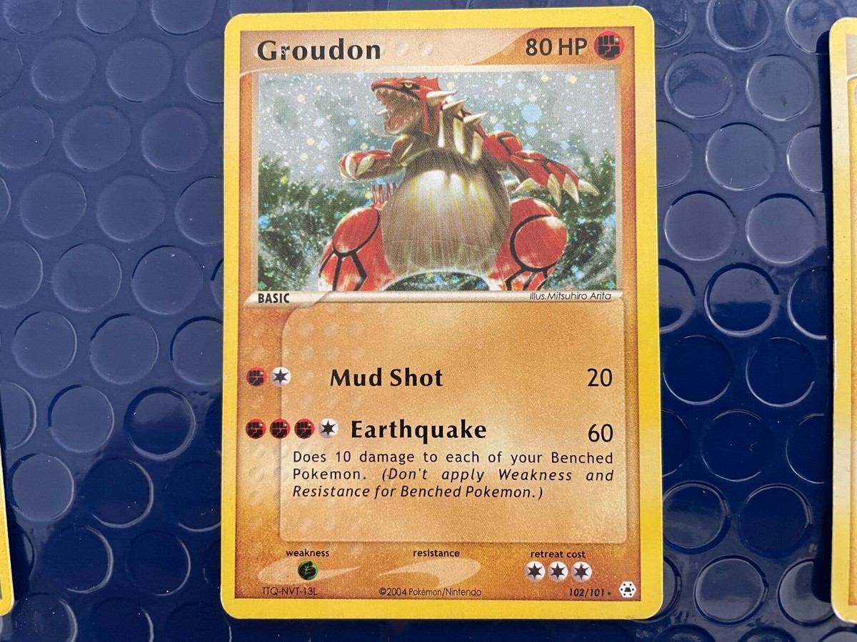 POKEMON CARD GROUDON 80 HP 102/101 *** | eBay