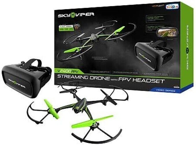 SkyViper V2400 HD Streaming Video Drone- 2.4 GHz - Green/Black