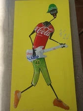 MUSCIAN WITH GUITAR WALL CANVAS PICTURE WITHOUT FRAME