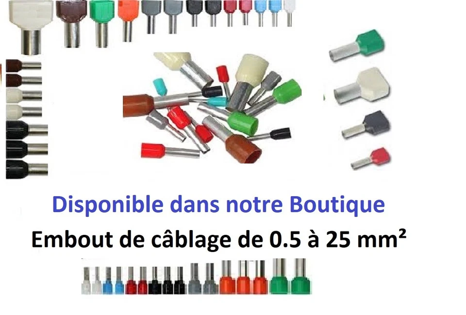Fil électrique souple HO5/7-VK 0,5-0,75-1-1,5-2,5 mm² 5-10-15-20 m 12 Couleurs - Photo 2/4