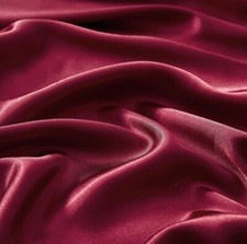 Luxury1500 Full Silk Satin Flat Sheet,Soft Deep Pocket Single Bottom Bed Sheets.