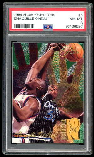 1994 FLAIR REJECTORS #5 SHAQUILLE O'NEAL PSA 8