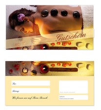 50 x Geschenkgutscheine (Wellness-602) TOP Gutscheine für Wellness  Massagen uvm