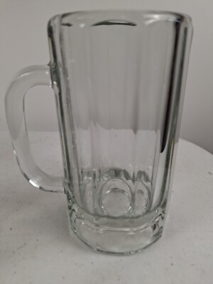 2 Libbey Beer Mug Heavy Glasses 12 oz Root Beer Float Restaurant Barware
