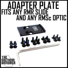 RMR To RMSc Adapter Plate for RMR slides TO FIT RMSc 407K 507K ROMEO ZERO Optics