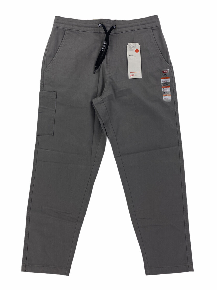 NEW Levi's Strauss Taper Pull On Jogger Pants Cropped Mens NEW Levi's Strauss Taper Pull On Jogger Pants Cropped Mens