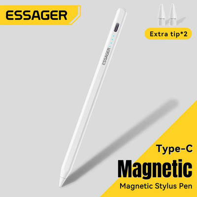 Essager Magnetic Stylus Pen for iPad Apple Pencil USB Tpye C Charging for 2022 2