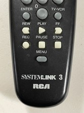 RCA System Link 3 Remote Control DBS Cable DVD VCR