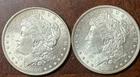 Lot of #2   1880-P  Silver Morgan Dollars. Winner gets both.