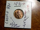 Lustrous Cartwheel Choice Gem Brilliant Uncirculated 1930-P Lincoln Penny #2 L1