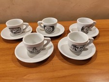 Storica collezione di tazzine prodotte dalla Giannini per i 50 anni della RAI