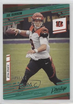 2021 Panini Prestige Xtra Points Green /199 Joe Burrow #71 0h6w