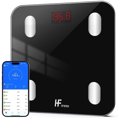 HomeFashion HFitness 19x Körperzusammensetzungsindizes Smart Scale Personenwaage...