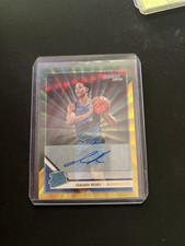 Panini 2019-20 Donruss Rated Rookie Isaiah Roby Autographed Mavericks Card #235. rookie card picture