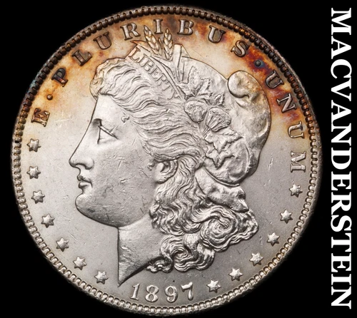 1897 Morgan Dollar- Choice Gem Brilliant Uncirculated+++ Luster #i8867