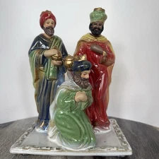 3 Wisemen Figurine Home Accents Wish and Wonder Porcelain Holiday Cheer 1PC