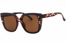 New Draper James DJ9036 540 Plum Tortoise/Brown 53-20-145 Sunglasses