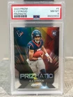 2023 Panini Prizm Prizmatic Rookie C.J. Stroud #6 PSA 8 Houston Texans