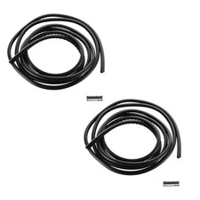Precision Replacement Parts Quarter Window Trim 2pc Set For 1987-1995 Wrangler