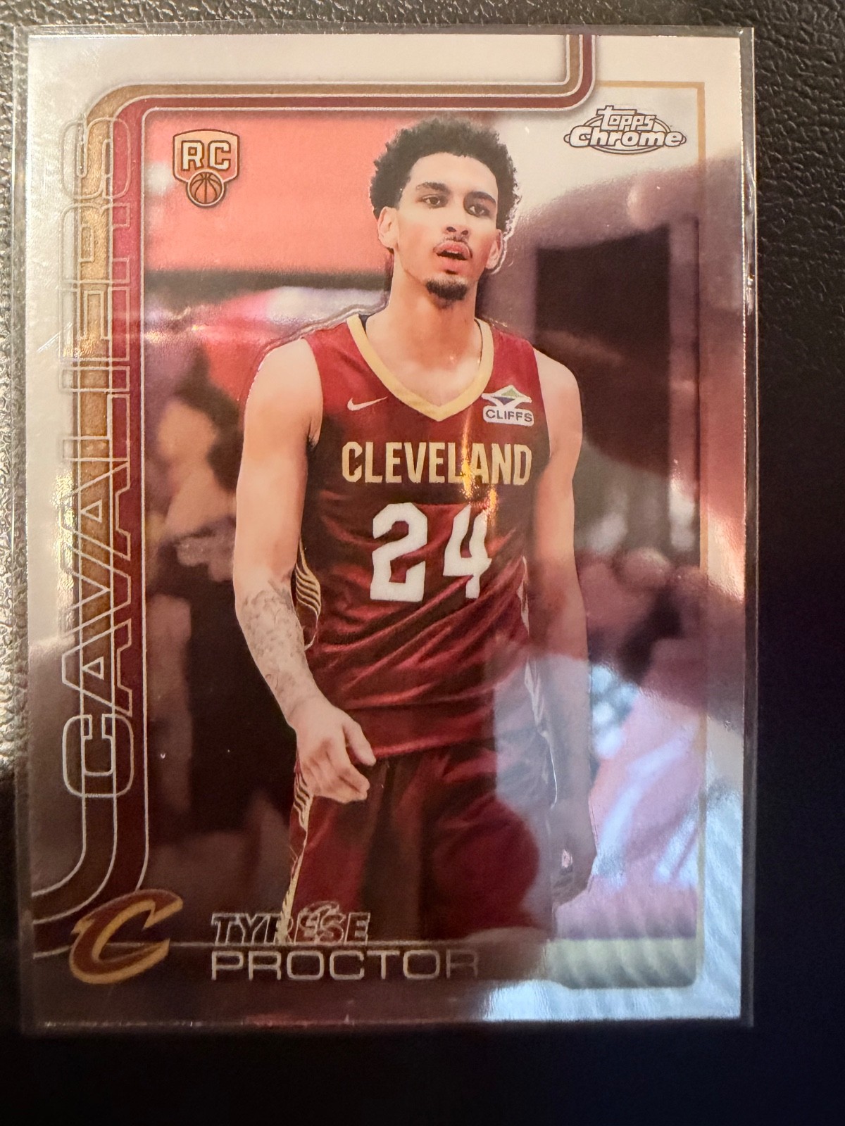 2025 Topps Chrome BasketBall ##300 Tyrese Proctor RC