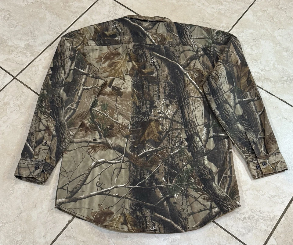 Camisa de caza de manga larga de camuflaje Ranger vintage para hombre talla L Foto 2 de 3