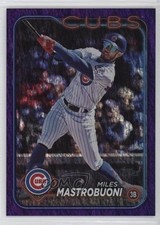 2024 Topps Series 2 Purple Foil /799 Miles Mastrobuoni #489 0fp5