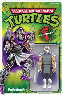 Super7 - Teenage Mutant Ninja Turtles - ReAction+ Wv1 - Shredder (TMNT) [New Toy